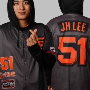 J.H.Lee San Francisco Giants Hooded Jersey M